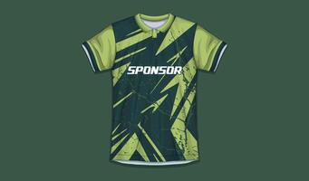 Sublimation Sports Apparel Designs Professional Football Shirt Templates vector