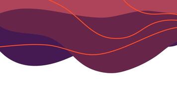 beautiful background in the afternoon. wavy background with a combination of purple, maroon and orange. Elegant space color gradations vector