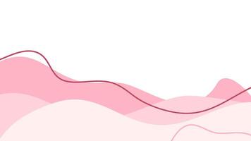 pastel pink shapes abstract background. flat pink design background. minimalist pink color background vector