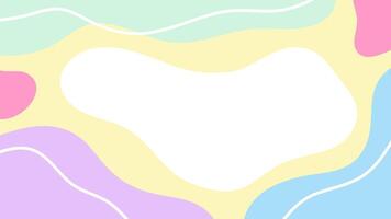 background with bright colorful waves. It's fun to see a brightly colored background. Colorful Hand Drawn Waves Flat Design Isolated On White vector