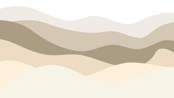 minimalist coffee pastel color concept. background coffee flat style curve. elegant wavy coffee cream and chocolate background vector