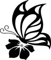 butterfly silhouette free vector