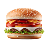 Burger isolated on transparent background png