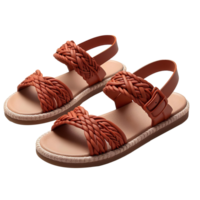 Girl's sandal isolated on transparent background png