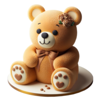 Teddy bear isolated on transparent background png