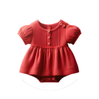 Baby girl dress isolated on transparent background png