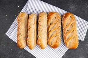 bun whole grain dough buns fresh baked goods Cooking appetizer meal food snack on the table photo