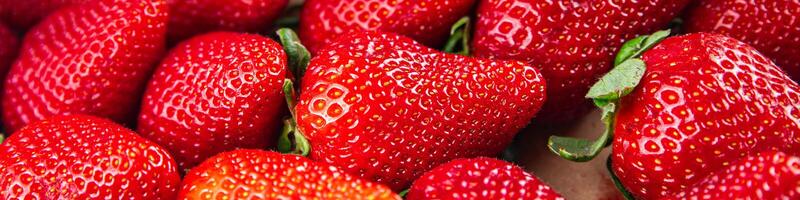 strawberry red berries fresh ripe fruit appetizer meal food snack on the table copy space food photo