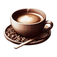 Kaffee Tasse isoliert auf transparent Hintergrund png