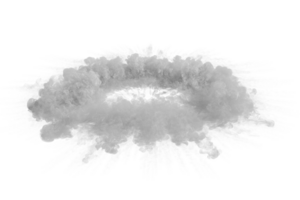 Smoke shockwave on transparent background png