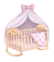 baby girl bad. watercolor clipart png