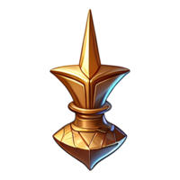 ilustração de troféu dourado png