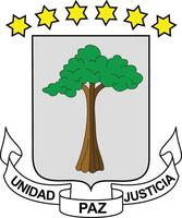 Coat of arms of Equatorial Guinea vector