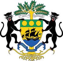 coat of arms of gabon vector