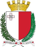 coat of arms of malta vector