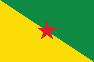 bandera de guayana francesa vector