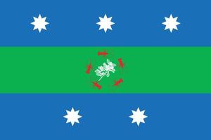 Flag of the Juan Fernandez Islands vector