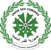 national seal of the comoros vector