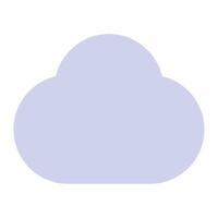 Cloud icon for uiux, web, app, infographic, etc vector