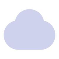 Cloud icon for uiux, web, app, infographic, etc vector