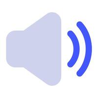Volume icon for uiux, web, app, infographic, etc vector