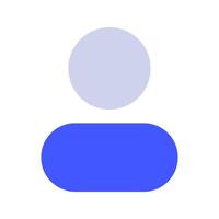 User icon for uiux, web, app, infographic, etc vector