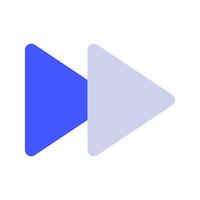 Forward icon for uiux, web, app, infographic, etc vector