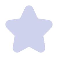 Star icon for uiux, web, app, infographic, etc vector