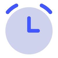 alarma icono para uiux, web, aplicación, infografía, etc vector