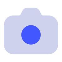 Camera icon for uiux, web, app, infographic, etc vector