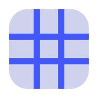 Table icon for uiux, web, app, infographic, etc vector