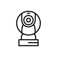 Web Cam  Vector Line Icon Design