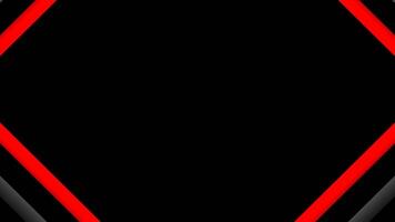 Red and White Neon Motion Effect Background VJ Loop in 4K video