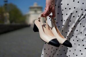 Elegant shoes for womens photo