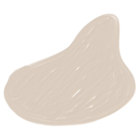 orgânico forma óleo textura mão pintar, boho blob fundo png