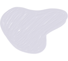 orgânico forma óleo textura mão pintar, boho blob fundo png