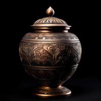 Elegant Memorial Urn for Cremated Ashes photo