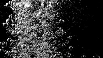 soda agua burbujas salpicaduras submarino en contra negro antecedentes. foto