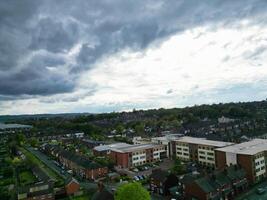 High Angle View of Stock-on-Trent City of England, Great Britain. May 4th, 2024 photo