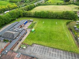 High Angle View of Stock-on-Trent City of England, Great Britain. May 4th, 2024 photo