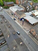 High Angle View of Stock-on-Trent City of England, Great Britain. May 4th, 2024 photo