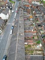 High Angle View of Stock-on-Trent City of England, Great Britain. May 4th, 2024 photo