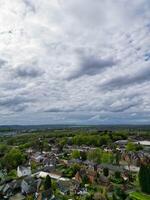 High Angle View of Stock-on-Trent City of England, Great Britain. May 4th, 2024 photo