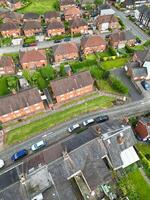 High Angle View of Stock-on-Trent City of England, Great Britain. May 4th, 2024 photo