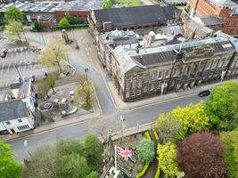 High Angle View of Stock-on-Trent City of England, Great Britain. May 4th, 2024 photo