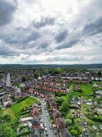 High Angle View of Stock-on-Trent City of England, Great Britain. May 4th, 2024 photo