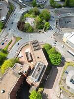 High Angle View of Wolverhampton City of metropolitan borough in the West Midlands, England, United Kingdom. May 4th, 2024 photo