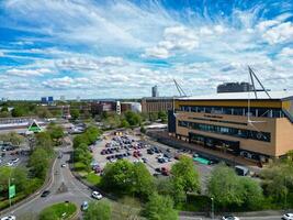 High Angle View of Wolverhampton City of metropolitan borough in the West Midlands, England, United Kingdom. May 4th, 2024 photo