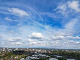 Aerial View of Nottingham City Centre Near River Trent, England United Kingdom. April 26th, 2024 photo