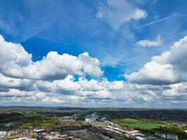 High Angle View of Historical Derby City Centre, England United Kingdom. April 26th, 2024 photo